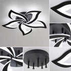 Lampa Sufitowa LED Żyrandol Czarna Nowoczesna do Salonu 60W 6500K wisząca, 5 punktów świetlnych, aluminiowa, 59 cm
