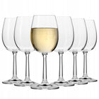 Kieliszki do wina białego Pure KROSNO 6szt basic zestaw komplet 250 ml szkło bezbarwne, można myć w zmywarce