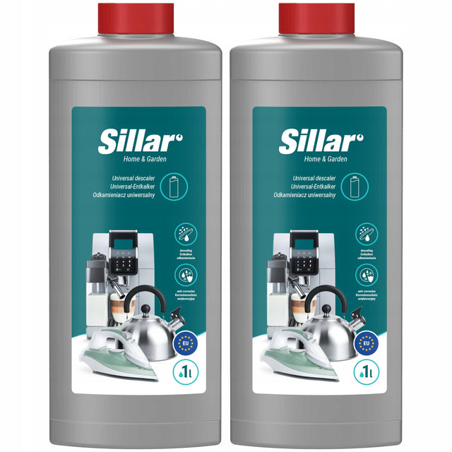 Sillar odkamieniacz do ekspresu w płynie 2x 1000 ml - uniwersalny duży