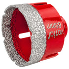 OTWORNICA DIAMENTOWA KORONKA WIERTŁO 65 MM M14 GRES PŁYTEK KAMIEŃ GLAZURY do betonu, betonu komórkowego, cegły