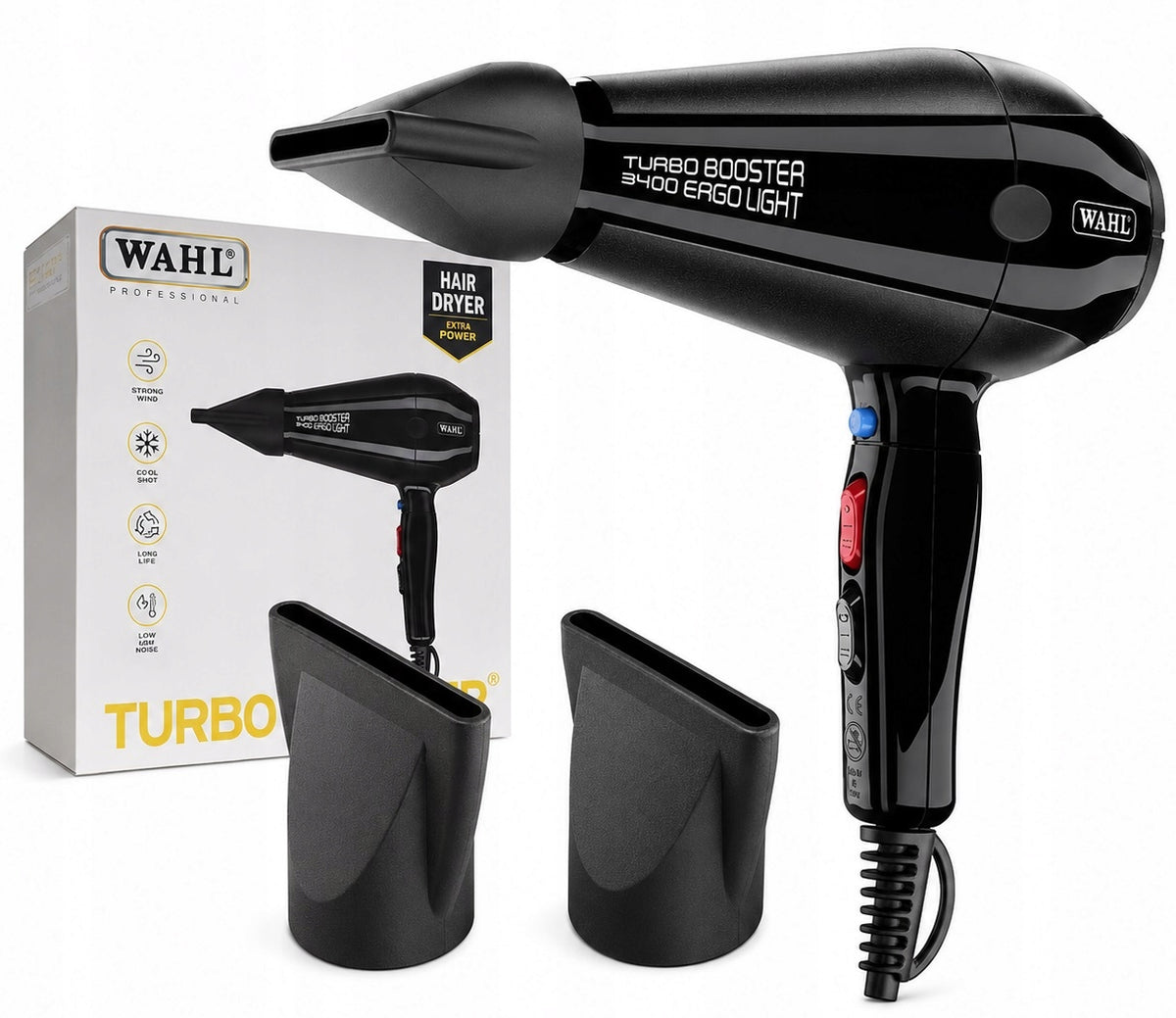 Suszarka do włosów Wahl Turbo Booster 3400 Ergo Light