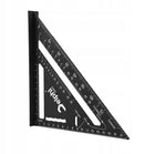Kątownik stolarski ciesielski aluminiowy przymiar budowlany 180mm 18x18 miara kątowa do trasowania, narzędzie