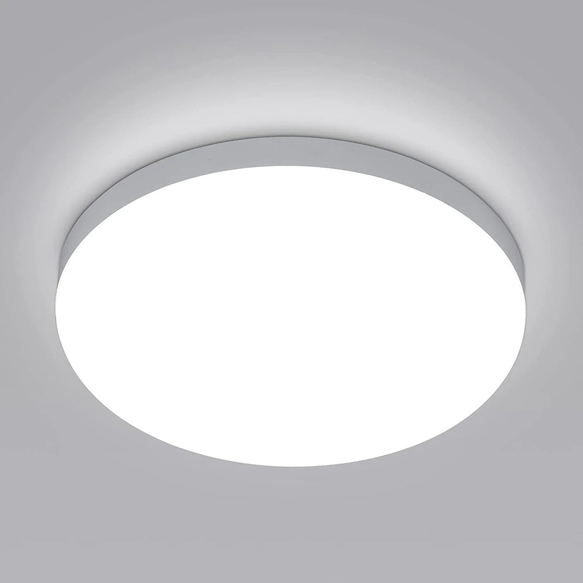 Lampa sufitowa plafon LED biały łazienkowa wodoodporna 32W 6500K IP54 okrągła oprawa do wilgotnych pomieszczeń, zimna