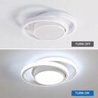 Lampa Sufitowa LED Plafon Biały Okrągły Nowoczesny 36W 6500K do Salonu oprawa aluminiowa 3 punkty świetlne do pokoju