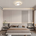 LAMPA SUFITOWA BIAŁA WISZĄCA LED NOWOCZESNA DO SALONU OKRĄGŁA 4500K 32W oświetlenie wewnętrzne z aluminium 2 punkty