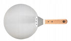Forma do pizzy blacha okrągła łopatka z rączką duża stal nierdzewna blacha do pizzy 49 cm 30.5 cm metal z 411 sztuk