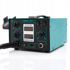 ZESTAW STACJA LUTOWNICZA 2W1 HOT AIR LUTOWNICA YIHUA 706+ GROTY MATA CYNA do napraw elektroniki, serwis PCB i SMD, 640