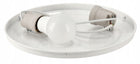 Lampa Sufitowa Plafon LED 2x E27 Okrągły Biały Natynkowy Oprawa Sufitowa do salonu, kuchni i korytarza, na wymienne