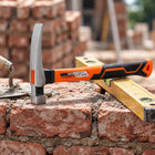 Młotek murarski 600g 320mm obuch hartowany trzonek fiberglass Polax do murowania, kucia cegieł oraz prac budowlanych i