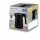 Elegancki Czajnik Elektryczny Sencor SWK 0156BK 1Litr 1500W stix 360 Czarny 1 l 1500 w metal, tworzywo sztuczne