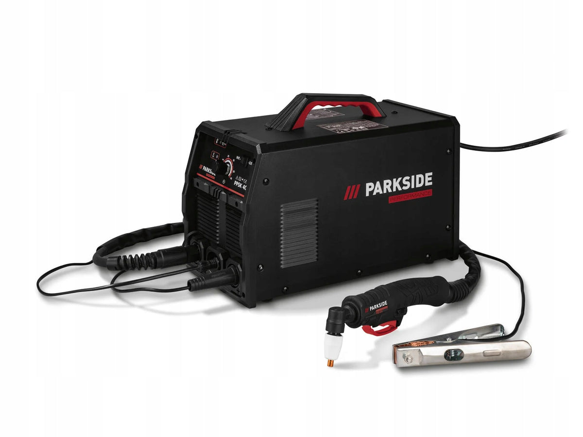 Przecinarka plazmowa z kompresorem parkside ppsk 40 B2 230 V urządzenie do cięcia metalu, grubość cięcia do 12 mm, 40