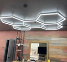 Panel Lampa LED Mikka Hexagon Warsztat Garaż zimny 192 w Plafon sufitowy, oświetlenie techniczne, białe światło