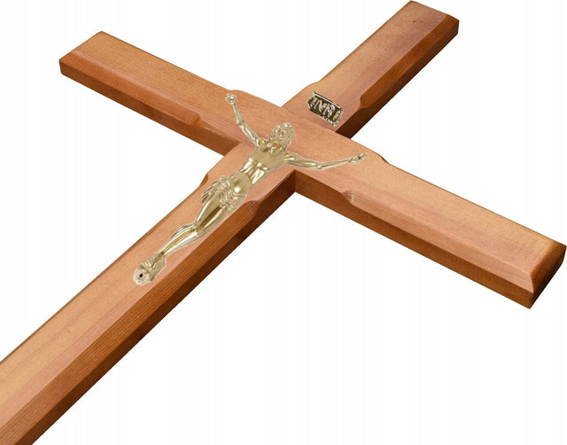 Krzyż drewniany na cmentarz- Krzyż cmentarny Nagrobny- 120cm do mogiły, symbol pamięci, miejsce pochówku