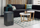Piecyk Gazowy 4,2 kW Katalityczny Piec na Gaz Włoski Bezwonny + Reduktor 455 mm 777 mm grzewcza czarny
