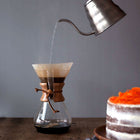 Filtrowy zaparzacz do kawy classic Chemex 1-6 Cup szklany dzbanek 900 ml, 6 filiżanek, można myć w zmywarce