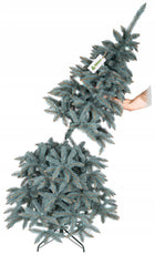 CHOINKA SZTUCZNA JAK ŻYWA PRAWDZIWA ŚWIERK SREBRNY 220 CM GĘSTA świerk kaukaski 201 - 220 cm zielony