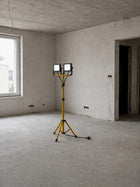 Zestaw Statyw Lampa Robocza Naświetlacz Budowlany 2x 100W LED + przewód do warsztatu garażu i pracy w terenie IP65