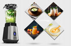 Blender kielichowy do smoothie koktajli 1200W miksuje kruszy LÓD 2x bidony