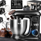 Mocny robot planetarny taia zura kuchenny 2000W duża misa 6,5l LED zestaw czarny
