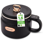 Ryżowar garnek do gotowania ryżu ZUP makaronu 1,5l czarny nutrichef 600W 1.5 l 600 w