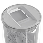 Dzbanek filtrujący szklany Wessper D2 Borosilicate 3l + 1 filtr Aquamax srebrny/szary