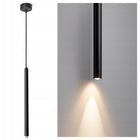 Lampa wisząca sufitowa Laser Sopel Tuba 853-EZ1 Czarna G9 1-Punktowa LED oprawa zwisająca metalowa do wnętrz, wąski