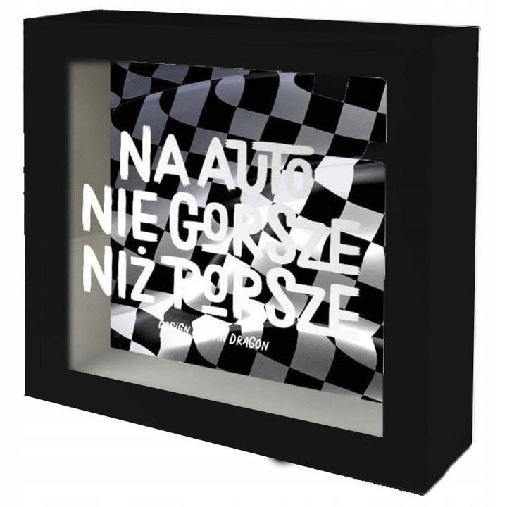 Skarbonka na zakup samochodu skarbonki auto nie gorsze niż porsze prezent