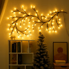 LAMPKI LED GAŁĘZIE 8 TRYBÓW NA ŚCIANĘ OZDOBA BIAŁY CIEPŁY CHOINKOWE 180 cm 30 cm