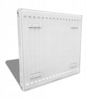 Grzejnik stalowy boczne łączenie dwustronne 60 x 80 cm 800 mm 600 mm grzewcza biały