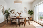 Lampa sufitowa plafon duży abażur boho juta beżowy 50cm do sypialni salonu klosz okrągły, oprawa na żarówkę E27, bez