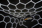 Lampa LED hexagon Panel Oświetlenie Warsztat Garaż Dom 243 x 483 5500-6000K plafon sufitowy ze zintegrowanym źródłem