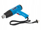MOCNA OPALARKA ELEKTRYCZNA 2 BIEGI 100-650°C 2500W REGULACJA 230V + 4 DYSZE pistolet na gorące powietrze do usuwania