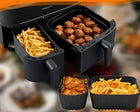 Silikonowa podwójna forma do frytkownicy beztłuszczowej AIR fryer philips foremka do pieczenia, wkład do kosza