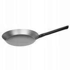 PATELNIA STALOWA CYGAŃSKA KOWBOJSKA WĘGLOWA 26CM RĄCZKA METALOWA WOK do smażenia, do piekarnika, okrągła, tradycyjna