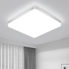 Lampa Sufitowa Plafon LED Łazienkowy Kwadratowy Nowoczesny 48W 6500K oprawa do wnętrz, zimna barwa światła, biała