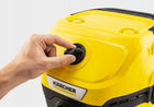 Odkurzacz karcher WD3 MAX bezworkowy przemysłowy turbo power XXL LUX yellow do warsztatu, zbiornik 17 l, moc 1400 w