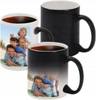 Magiczny foto kubek z własnym zdjęciem nadrukiem naczynie ceramiczne zmieniające kolor, 330 ml, personalizowane, do