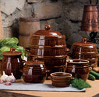 Beczka kamionka 16l hermetyczny Kołnierz garnek do Kiszenia Kapusty Ogórków Naczynie fermentacyjne ceramiczne na