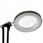 Lampka NA BIURKO LED Kreślarska Kosmetyczna Szkło Powiększające Lupa XXL czarny