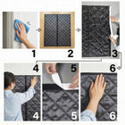 KURTYNA TERMICZNA NA DRZWI MAGNETYCZNA 110x220cm OCIEPLANA IZOLACYJNA GRUBA zasłona zaciemniająca z poliestru szara