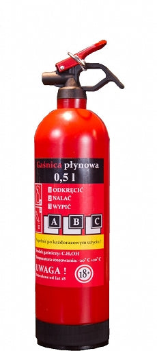 Gaśnica pojemnik schowek na wódkę prezent 0,5l prezent urodziny kawalerski żartobliwy gadżet imprezowy, ukryte miejsce na alkohol
