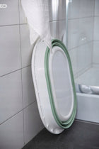 Duża miska silikonowa składana kosz na pranie składany okrągły compact balia łazienkowa, pojemnik 20 l, 54 × 40 × 23