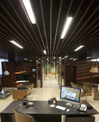 2x Lampa Panel LED 120cm do Garażu Warsztatu 36W oświetlenie liniowe, biały neutralny 4000 K, 2700 lm
