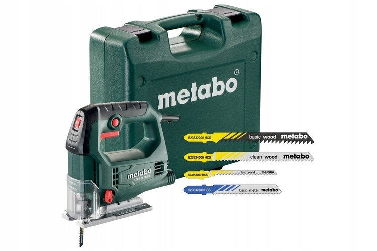 Wyrzynarka Metabo STEB 65 Quick 450 W zasilanie sieciowe piła włosowa do drewna i metalu, cięcie 65 mm, brzeszczot z