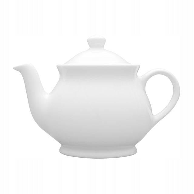 Lubiana grace Czajnik do herbaty Imbryk biały porcelanowy z Pokrywką 500 ml dzbanek do naparów, naczynie do serwowania napojów