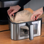 Frytkownica beztłuszczowa 1800W airfryer 8l nieprzywierająca 12 programów srebrny/szary