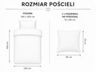Pościel bawełna premium 140x200cm polska ptaszki poszwy na kołdrę i poduszkę, zapinane na zamek, wzór kwiatowo-zwierzęcy