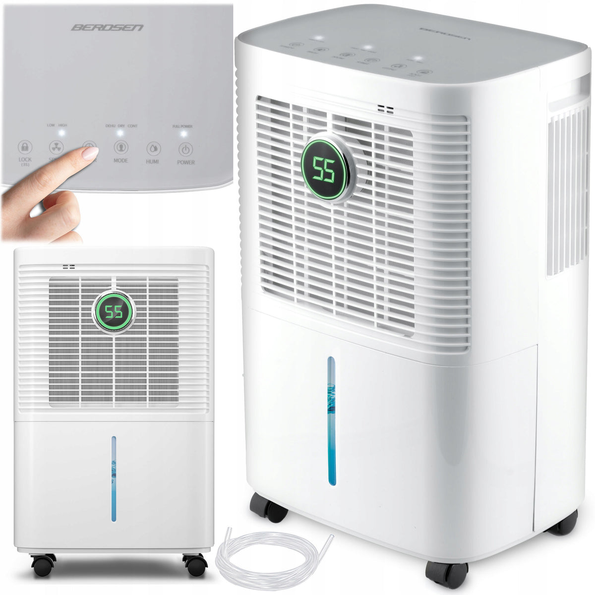 Osuszacz powietrza kompresorowy pochłaniacz wilgoci 12L/24H higrostat timer 240 w
