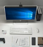 Lampka LED na monitor do komputera nocna regulowana listwa mocna usb-c 50cm lampa biurkowa, ściemniana, mocowanie na