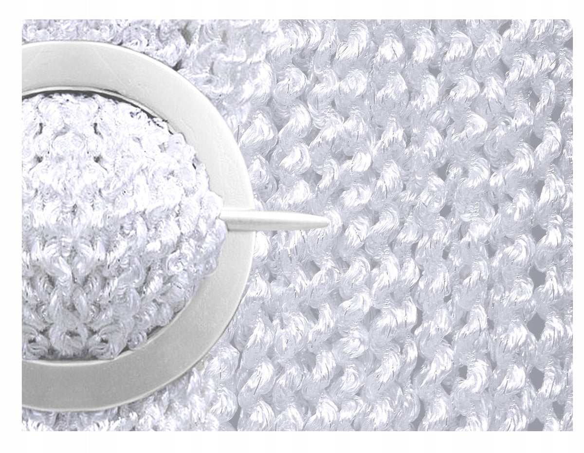 Firanka gotowa makaron świderek 250X300 srebro NIĆ panel sznurkowy, biała dekoracja okienna z poliestru, mocowanie